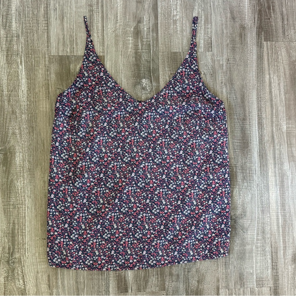 Banana Republic Floral Spaghetti Strap Blouse